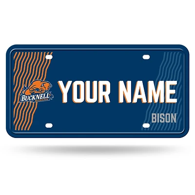 Bucknell Bison 6" x 12" Personalized License Plate
