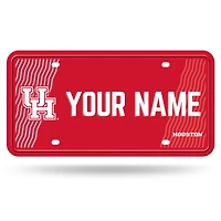 Houston Cougars 6" x 12" Personalized License Plate