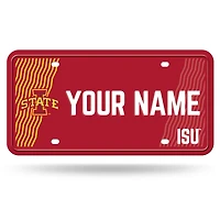 Iowa State Cyclones 6" x 12" Personalized License Plate