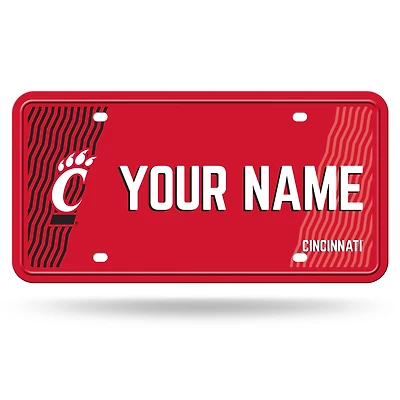 Cincinnati Bearcats 6" x 12" Personalized License Plate