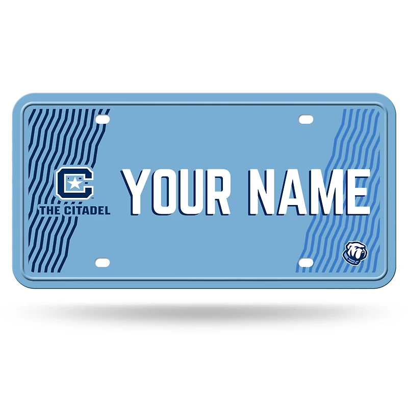 Citadel Bulldogs 6" x 12" Personalized License Plate