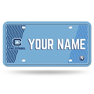 Citadel Bulldogs 6" x 12" Personalized License Plate