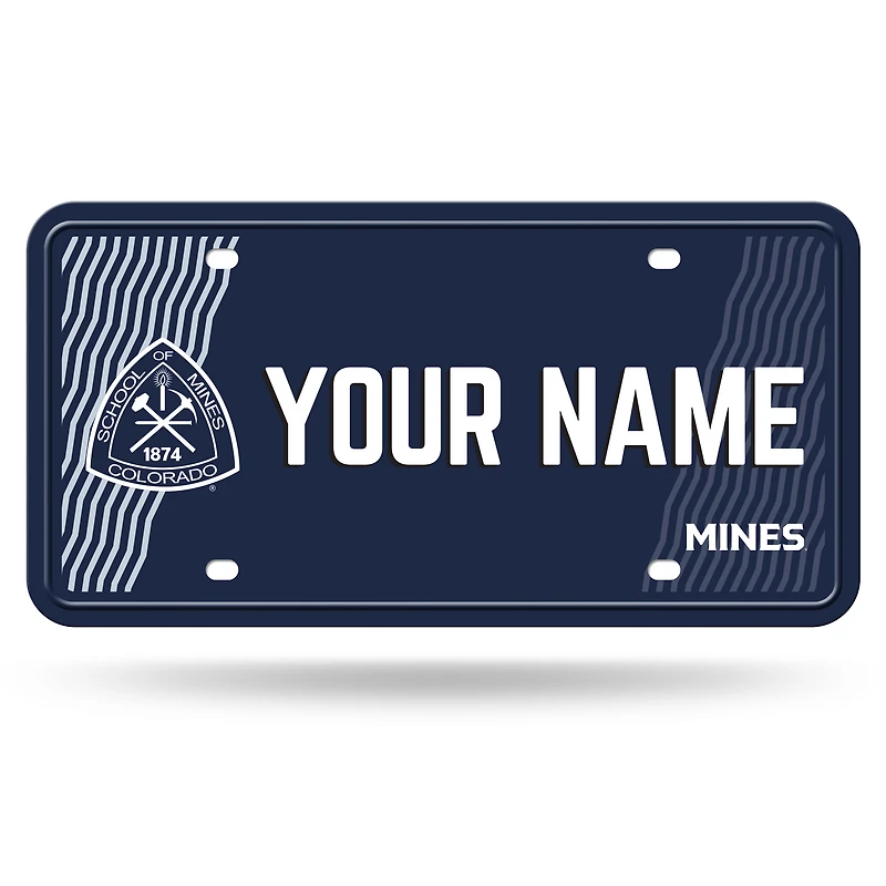 Colorado School of Mines Orediggers 6" x 12" Personalized License Plate