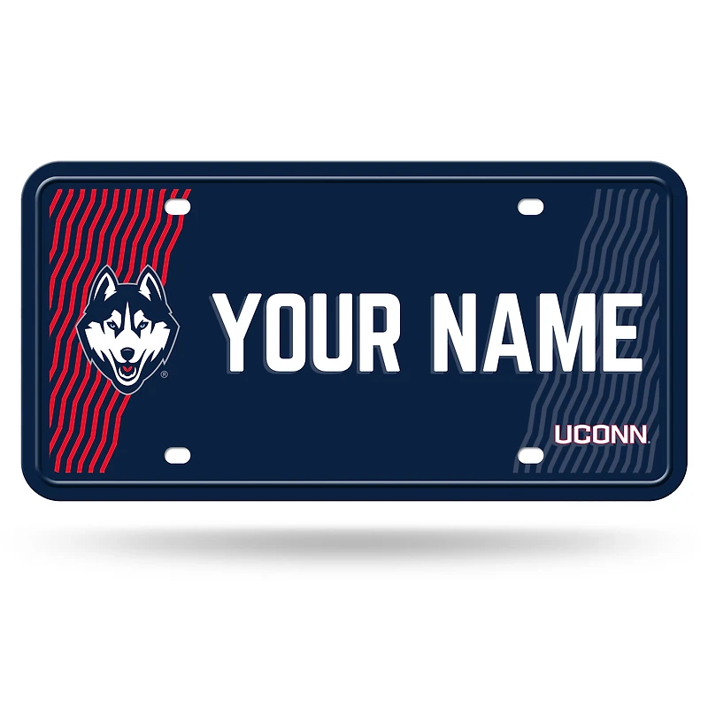 UConn Huskies 6" x 12" Personalized License Plate