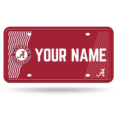Alabama Crimson Tide 6" x 12" Personalized License Plate