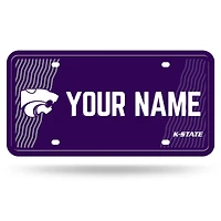 Kansas State Wildcats 6" x 12" Personalized License Plate