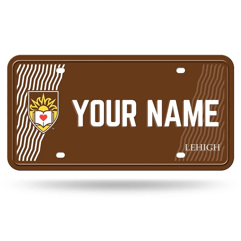 Lehigh Mountain Hawks 6" x 12" Personalized License Plate