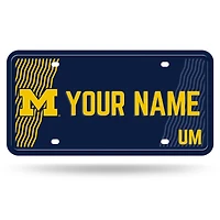 Michigan Wolverines 6" x 12" Personalized License Plate