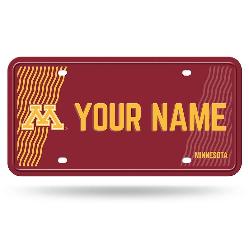 Minnesota Golden Gophers 6" x 12" Personalized License Plate