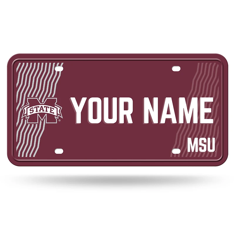 Mississippi State Bulldogs 6" x 12" Personalized License Plate