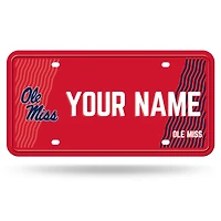 Ole Miss Rebels 6" x 12" Personalized License Plate