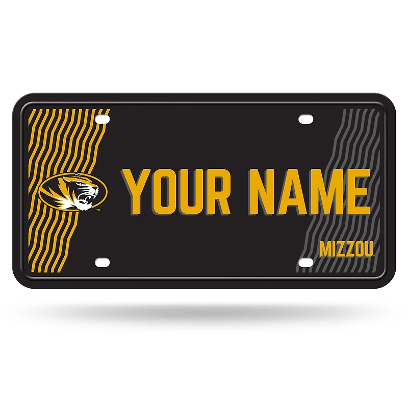 Missouri Tigers 6" x 12" Personalized License Plate