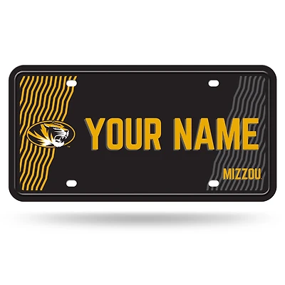 Missouri Tigers 6" x 12" Personalized License Plate