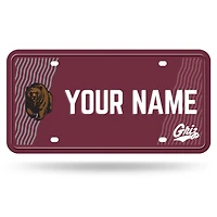Montana Grizzlies 6" x 12" Personalized License Plate