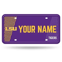 LSU Tigers 6" x 12" Personalized License Plate
