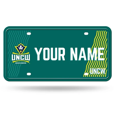 UNC Wilmington Seahawks 6" x 12" Personalized License Plate