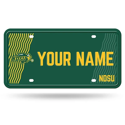 NDSU Bison 6" x 12" Personalized License Plate
