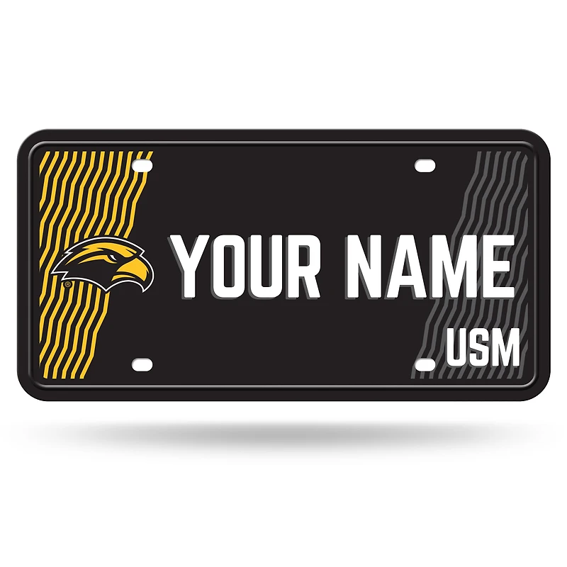 Southern Miss Golden Eagles 6" x 12" Personalized License Plate