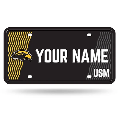 Southern Miss Golden Eagles 6" x 12" Personalized License Plate