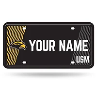 Southern Miss Golden Eagles 6" x 12" Personalized License Plate