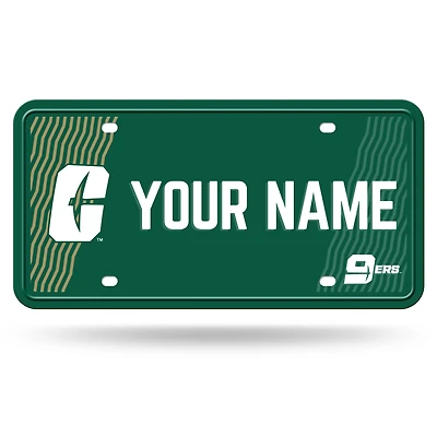 Charlotte 49ers 6" x 12" Personalized License Plate