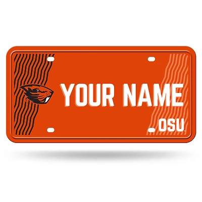 Oregon State Beavers 6" x 12" Personalized License Plate