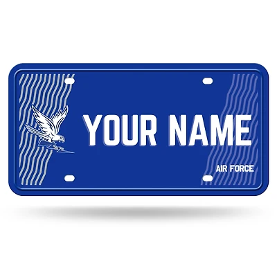 Air Force Falcons 6" x 12" Personalized License Plate