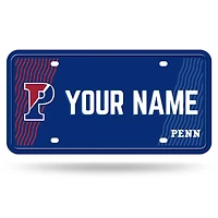 Pennsylvania Quakers 6" x 12" Personalized License Plate