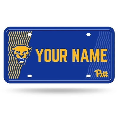 Pitt Panthers 6" x 12" Personalized License Plate