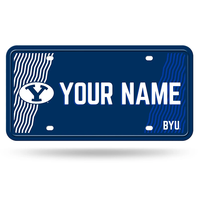 BYU Cougars 6" x 12" Personalized License Plate