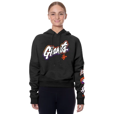 Women's New Era  Black San Francisco Giants 2025 City Connect Pullover Hoodie