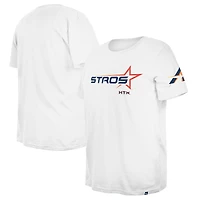 Women's New Era  White Houston Astros 2025 City Connect Plus Size T-Shirt