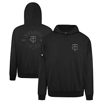 Men's Levelwear Black Minnesota Twins Contact Nightfall Pullover Hoodie