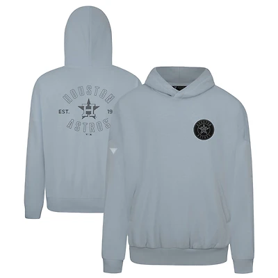 Men's Levelwear Gray Houston Astros Contact Nightfall Pullover Hoodie