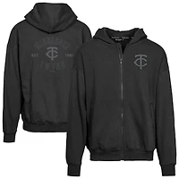 Men's Levelwear Minnesota Twins Uphill Abyssal Full-Zip Hoodie