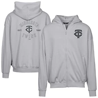 Men's Levelwear Minnesota Twins Uphill Abyssal Full-Zip Hoodie