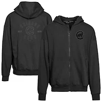 Men's Levelwear Chicago Cubs Uphill Abyssal Full-Zip Hoodie