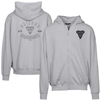 Men's Levelwear Gray Arizona Diamondbacks Uphill Abyssal Full-Zip Hoodie