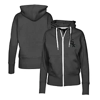 Women's Levelwear Black Chicago White Sox Gardinia Nightfall Full-Zip Hoodie