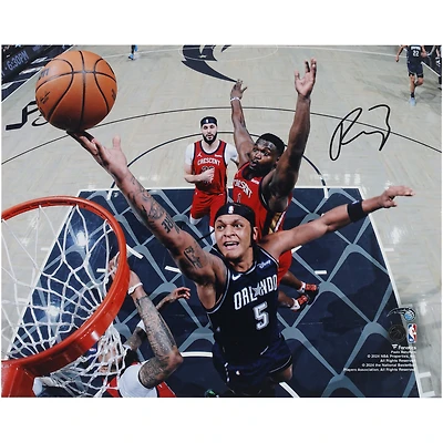 Paolo Banchero Orlando Magic Autographed 8" x 10" Layup vs Zion Williamson Photograph