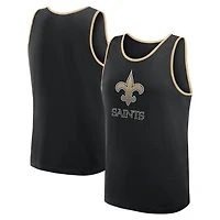 Men's Logo Athletic Black New Orleans Saints Unmatched Success Tank Top