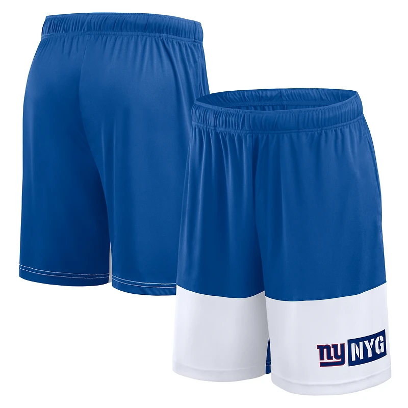 Men's Logo Athletic Royal New York Giants Best of the Best Shorts
