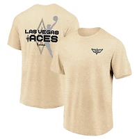 Unisex Fanatics Natural Las Vegas Aces Tri-Blend Elite T-Shirt