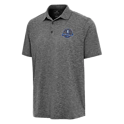 Men's Antigua Heather Black 2025 NBA All-Star Game Par 3 Polo