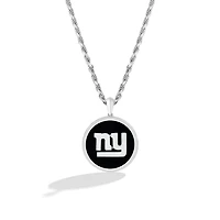True Fan New York Giants 1/15 CT. T.W. Diamond & Oval Black Onyx Necklace