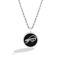 True Fan Buffalo Bills 1/15 CT. T.W. Diamond & Oval Black Onyx Necklace