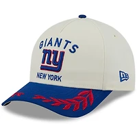 Men's New Era /Royal New York Giants 2025 NFL Draft 9FORTY A-Frame M-Crown Adjustable Hat