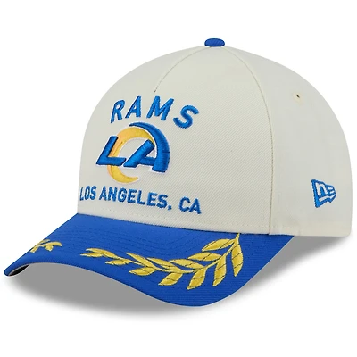 Men's New Era /Royal Los Angeles Rams 2025 NFL Draft 9FORTY A-Frame M-Crown Adjustable Hat