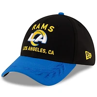 Men's New Era  Black/Royal Los Angeles Rams 2025 NFL Draft 39THIRTY Flex Hat