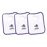 Infant Chad & Jake Abilene Christian University Wildcats Personalized 3-Pack Bib Set